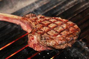 Grilled Wagyu Tomahawk steak