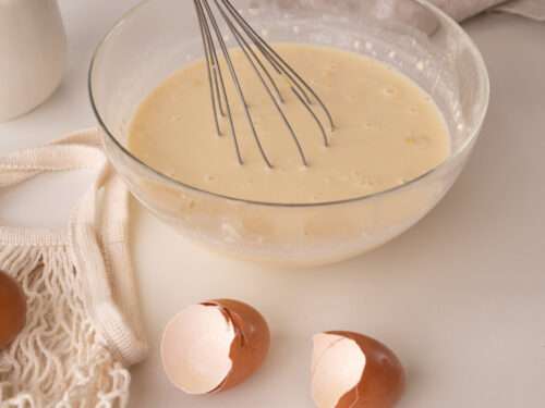Air bubbles in batter